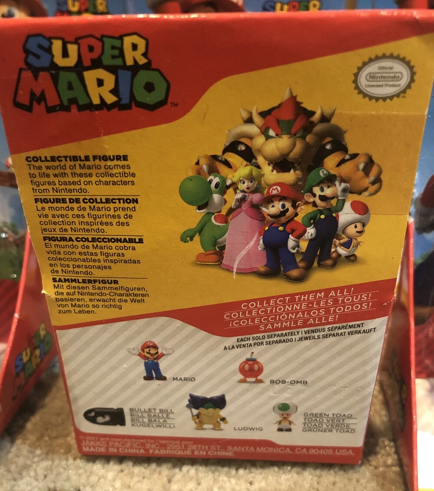 Lote de 15 figuras Jakks Pacific Super Mario 2,5". Mario juguetes nuevos Foto 3 de 4