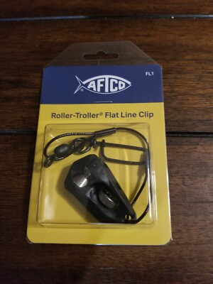 Aftco Flat Line Clip w/Coated Stainless Steel Cable/Heavy Duty Snap Swivel FL1B