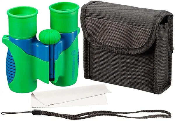 Bresser Junior 6 x 21 Childrens Binoculars in Green & Blue  #8810621  (UK)  BNIB - Image 4 of 4