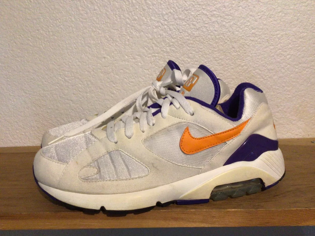 Men s NIKE AIR MAX 180 White Blue