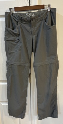 Mountain Hardwear, Mountain Hardwear Gray Convertible Hiking Pants Women’s Sz 6
