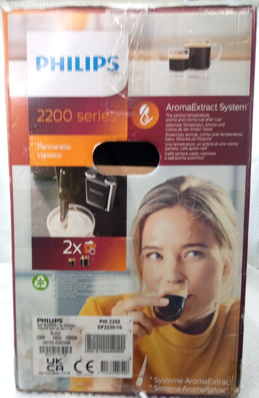 Philips EP2220/10 BeantoCup Coffee Machine Black 8720389007408 eBay