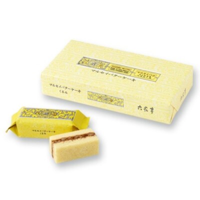 Rokkatei Marusei Butter Cake (walnut) premium × 5 F/S From Japan Hokkaido