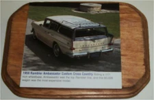 1959 AMC Rambler Ambassador Custom CC Station Wagon Car Plaque 