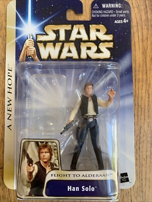 RARE Star Wars Hall Of Fame Saga 2004 Han Solo Flight To Alderaan