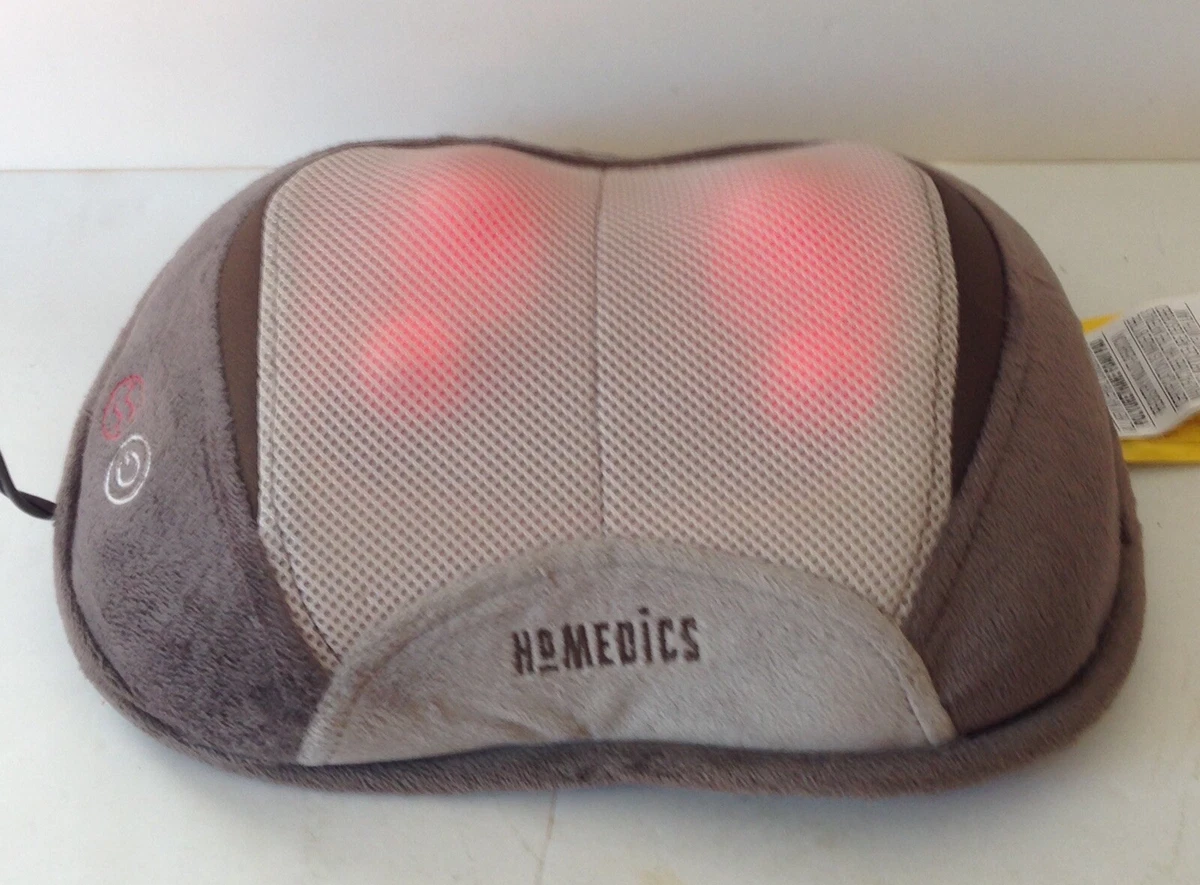 Shiatsu Elite 3D Shiatsu & Vibration Massage Pillow with Heat - Homedics