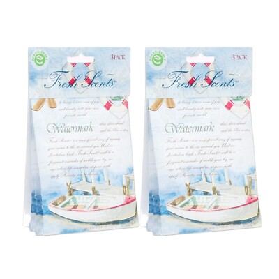 6 Sachets - Fresh Scents WILLOWBROOK Watermark Scented Sachets