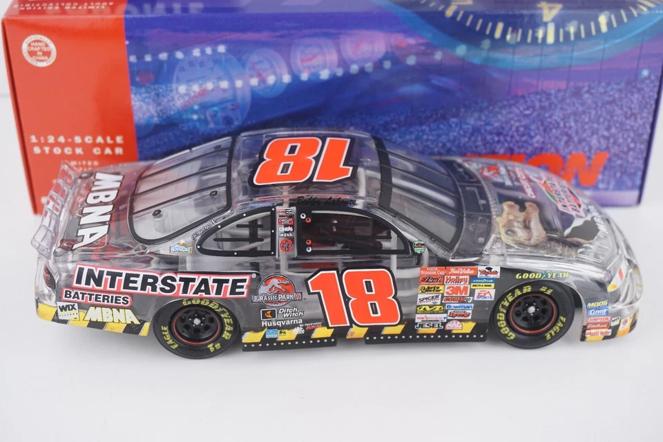 Action Bobby Lebonte #18 2001 baterías interestatales coche transparente 1/24 Pontiac Nascar Foto 3 de 4