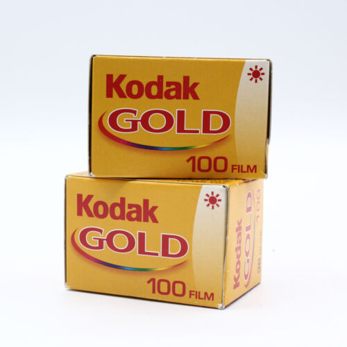 Set de 2 Kodak Gold 100 35mm Film 36 Exposures ISO 100 Expired 2005 - Foto 1 di 3
