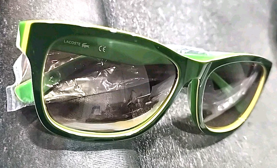 Gafas de sol Lacoste L863 315 verde ovaladas marrón espejo 55-16 140 Foto 3 de 4