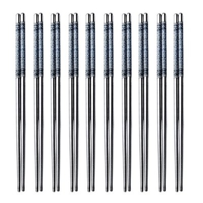 10 Pairs Kochutensilien Rutschfeste Essstäbchen Praktische Edelstäbchen