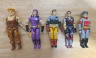 GI joe action figures 1980s 3.75 hasbro 5 figure mixed lot
