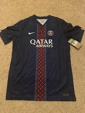 Nike PSG Home Jersey Size XL Kids Blue And Red (Official Product Of Nike)