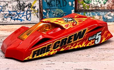 Hot Wheels Extreme City Series Unit 5 Fire Crew SHADOW JET II (Red) Mint/Loose