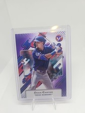 2025 Topps Pristine - Evan Carter #229 Purple Refractor /99