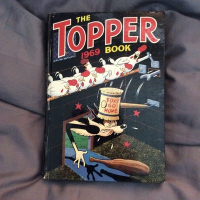 THE TOPPER BOOK ANNUAL 1969 1st hardback D C Thompson John Leng Foxy Rare