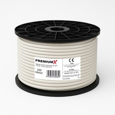 100m DELUXE PRO Satellitenkabel 135dB Koaxial...