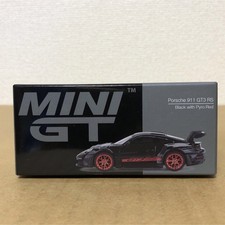MINI GT Porsche 911 GT3 RS BLACK w/ PYRO RED
