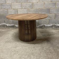 Habitat Jericho Solid Mango Wood 4 Seater Dining Table - Natural - 120 X 75 CM