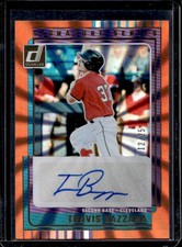 2025 Panini Donruss Travis Bazzana Signature Series Orange Laser Auto #/25