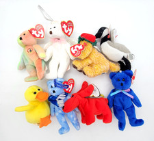 Ty Jingle Beanie Babies Ornaments Christmas Holiday Lot of 8 New w/ tags