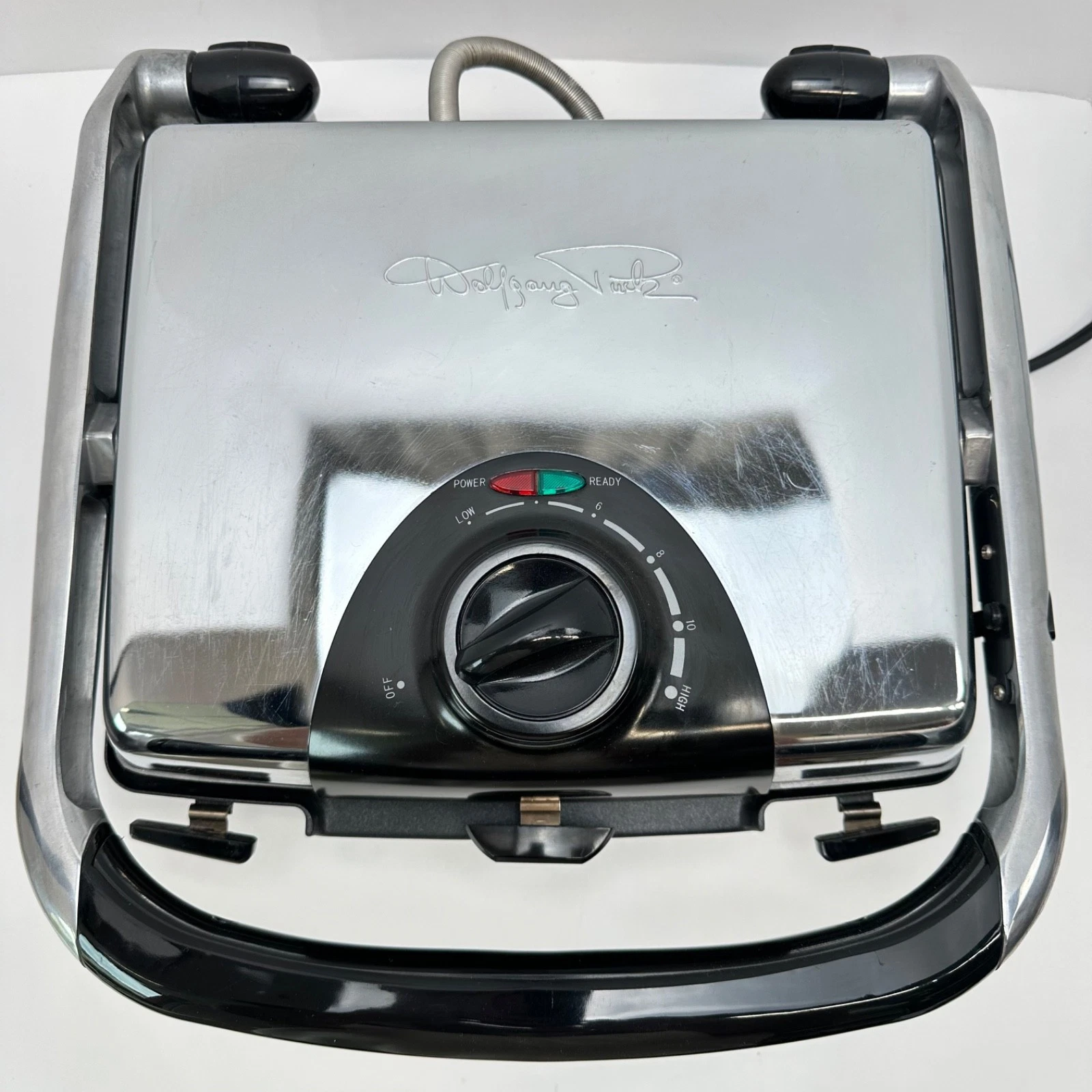 Wolfgang Puck Bistro Collection Panini Maker BCGL0025 Stainless Sandwich Press.
Opens in a new windo