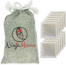 Diaper Pail Deodorizer. Compatible with Most Pails Bamboo Carbon Charcoal Filter