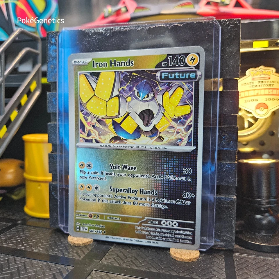 Iron Hands Temporal Forces Reverse Holo Pokémon TCG 061/162 Scarlet Violet SV05 - Image 2 of 4
