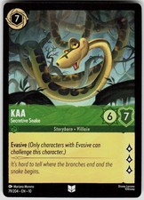 Kaa Secretive Snake 79/204 Whispers in the Well Disney Lorcana