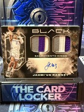 2020-21 Panini Black - Rookie Memorabilia Autographs Jahmi'us Ramsey 14/15