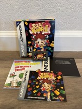 Super Puzzle Fighter II Nintendo Game Boy Advance GBA Used Complete In Box CIB