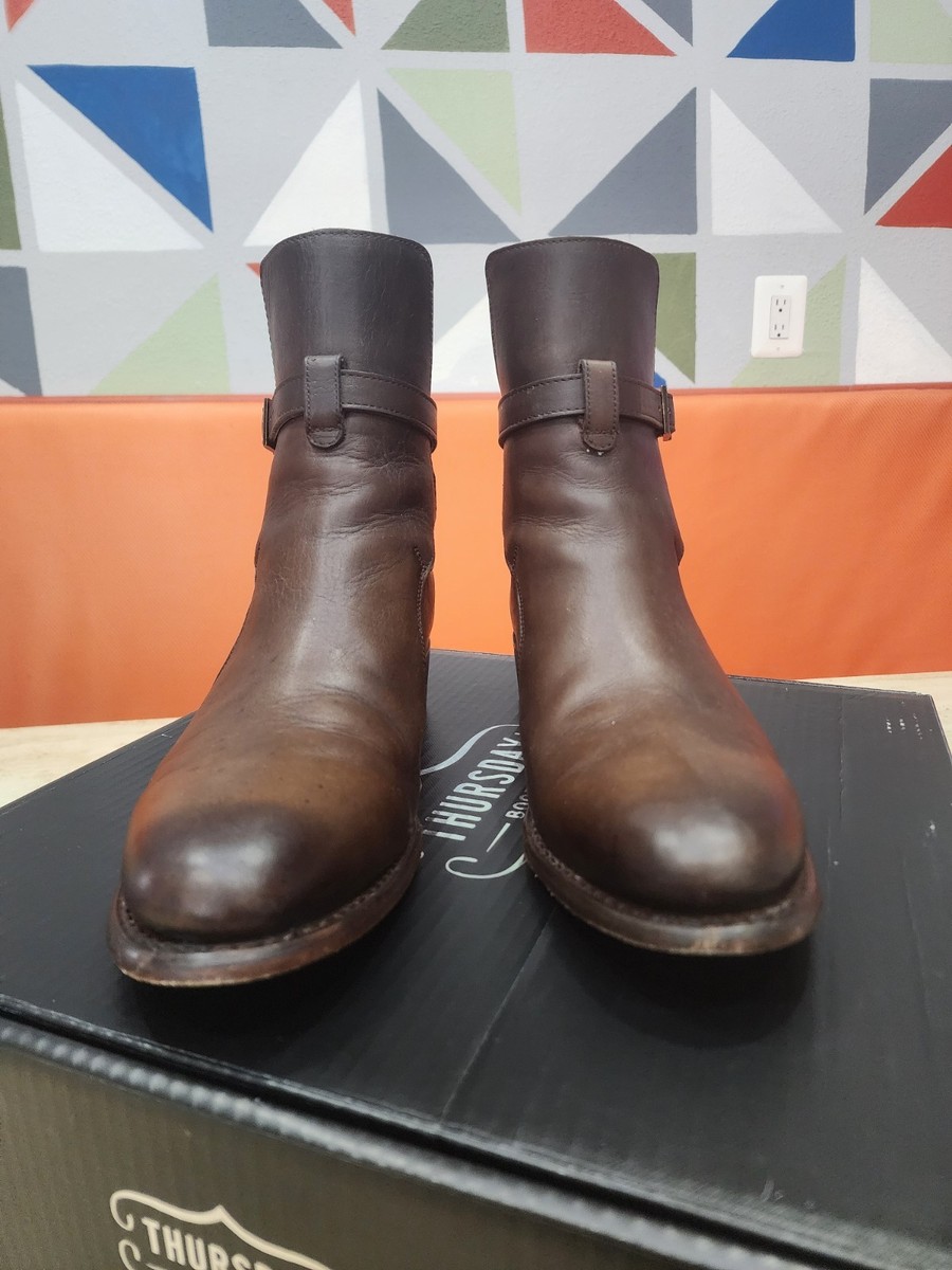 Thursday Boot Company Rogue Jodhpur Boots Dark Brown Men display picture 2