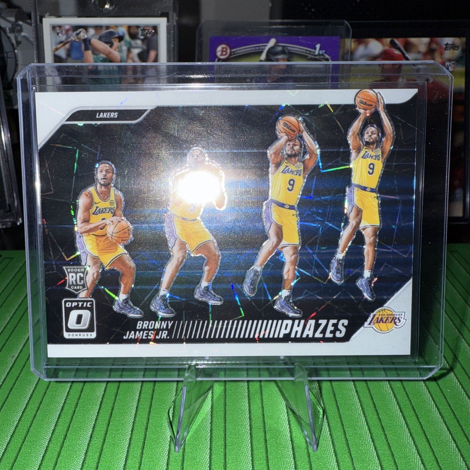 Bronny James RC 2024-25 Donruss Optic Rookie Phazes SSP Case Hit #30 Lakers