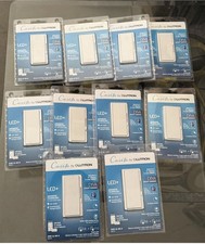 10 PCS Lutron Caseta Diva Smart Dimmer Switch DVRF-6L-WH-R White 150W LED/600W