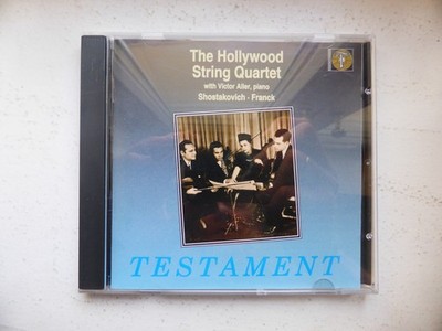 CD The Hollywood String Quartet Victor Aller Shostakovich Franck Streichquintett
