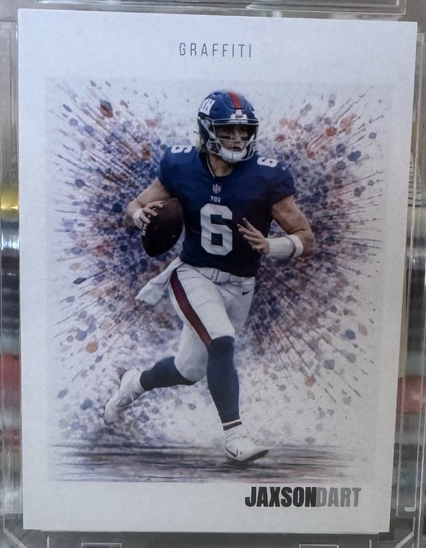 Jaxson Dart Graffiti Football Sports Trading Card Card Stock Collectible