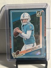 2025 Panini Donruss Quinn Ewers The Rookies #6 Dolphins RC