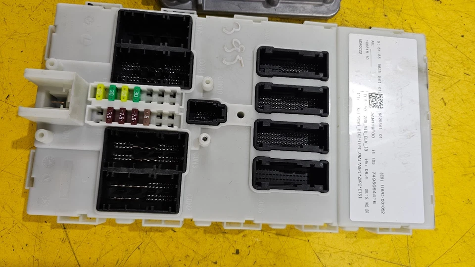 BMW 1 SERIES F20 LCI 118D ENGINE B47D20A 15-2019 ENGINE ECU KEY LOCK SET 8589145 - Image 3 of 4