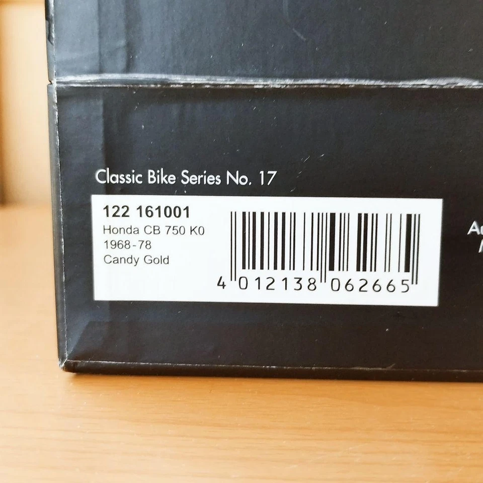 Minichamps 1/12 Honda CB750 K0 Candy Gold Motorcycle Model New - Image 4 of 4