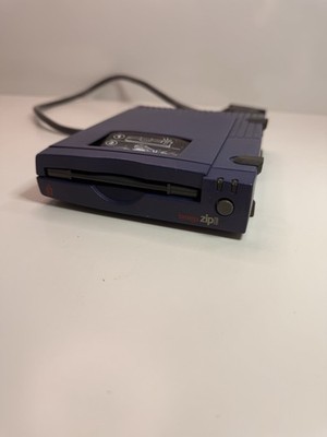 Vintage Iomega Zip100 External Parallel Port Drive Model Z100P2 (D1)