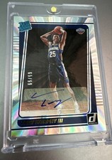 2021-22 Panini Donruss -Rated Rookie Trey Murphy III  228 Holo Laser Sigs /99