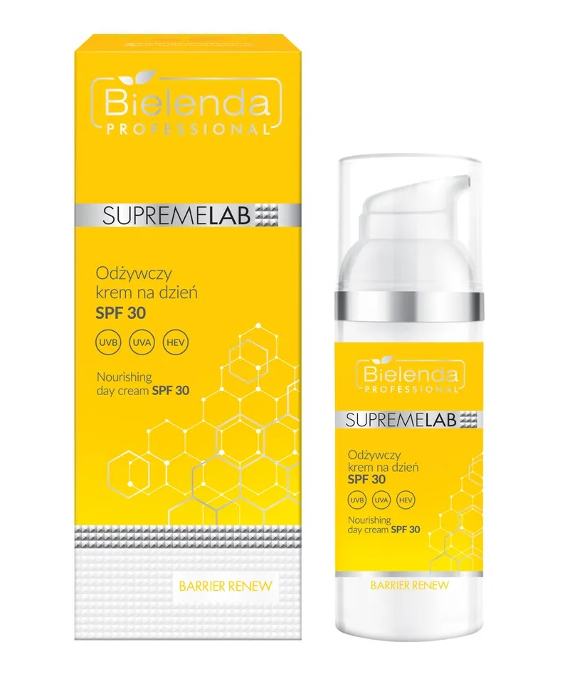 Bielenda Professional Supremelab Barrier SPF 30 Renew Nourishing Face Cream 50ml - Image 3