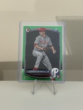 2025 Bowman Draft #BD-80 Cade Obermueller 1st Green Paper Base /99