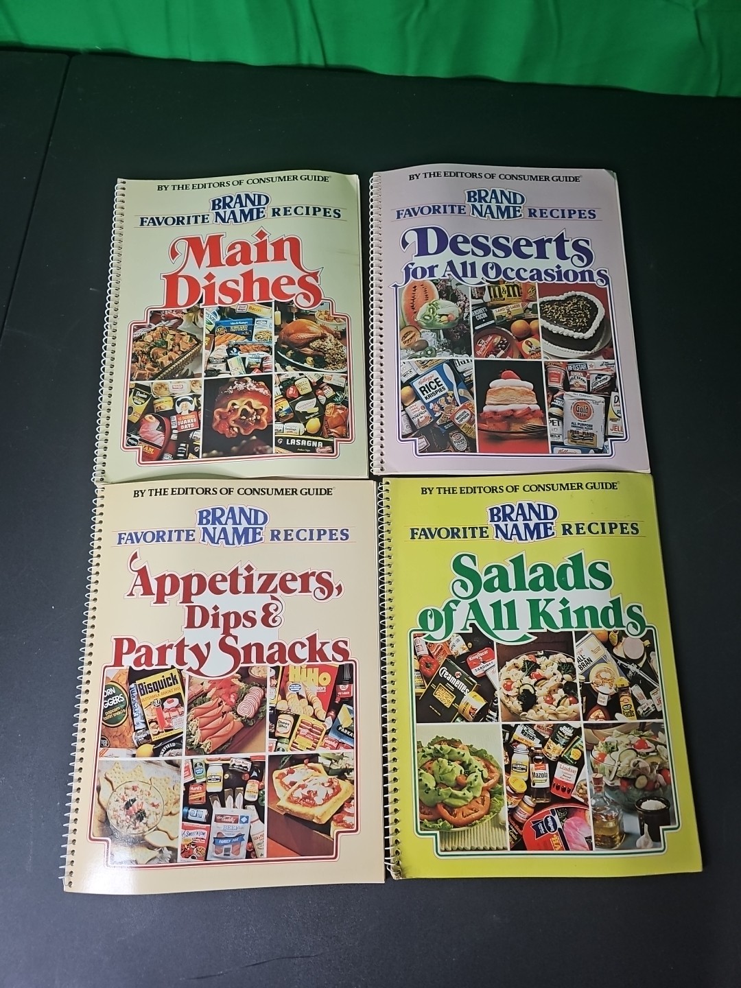 Vintage Brand Name Favorite Recipes Cook Book Lot Of 4