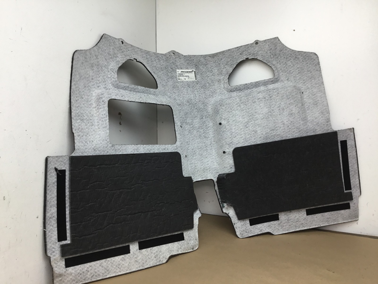 McLaren 650S 2015 Rear Wall Fuel Tank Carpet Mat Cover Panel Trim 15-17 :A
