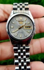 Vintage Of Seiko 5 Automatic 21 Jewels Men Watch Day Date Japan Made 4227-00X0