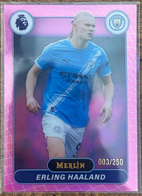 Topps Merlin 2026 Erling Haaland #123 Man City Premier League 003/250
