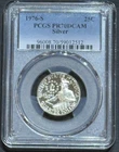 1976-S Washington Quarter PCGS PR70 DCAM Silver Proof Bicentennial