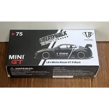 MINI‑GT # LB‑Works Nissan GT‑R R35 Matte White 1:64 Diecast Car