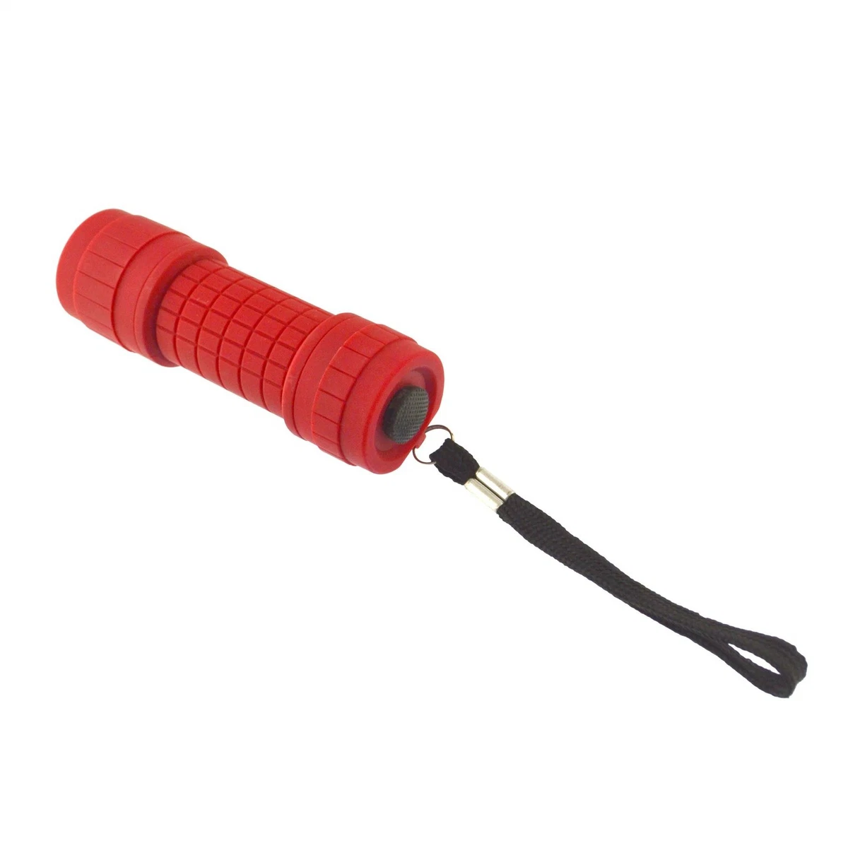 9 LED Rojo Antorcha Luz Mini Linterna Camping Senderismo Estuche de Goma GAR69